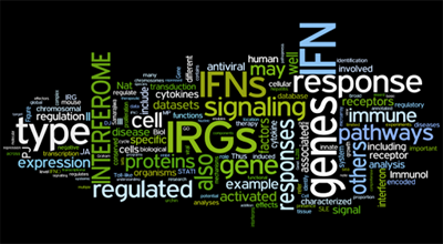 Interferome Wordle